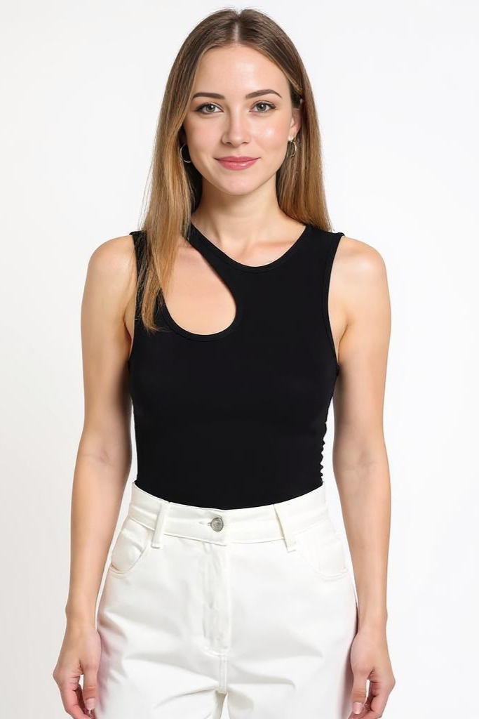 Asymmetrisk Silhuet Top