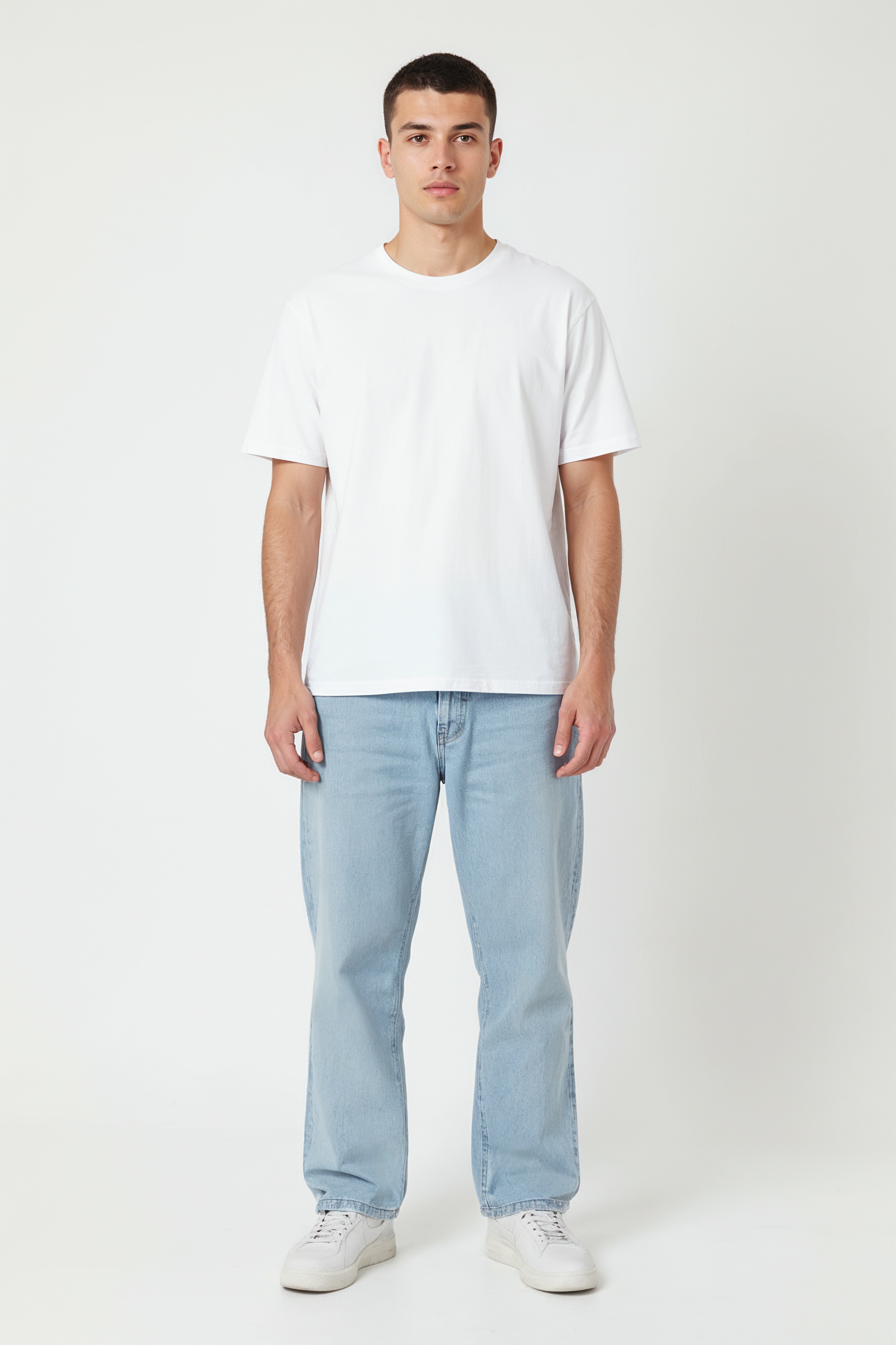 Baggy Jeans Med Lommer - Lyse Denimblå 1.3