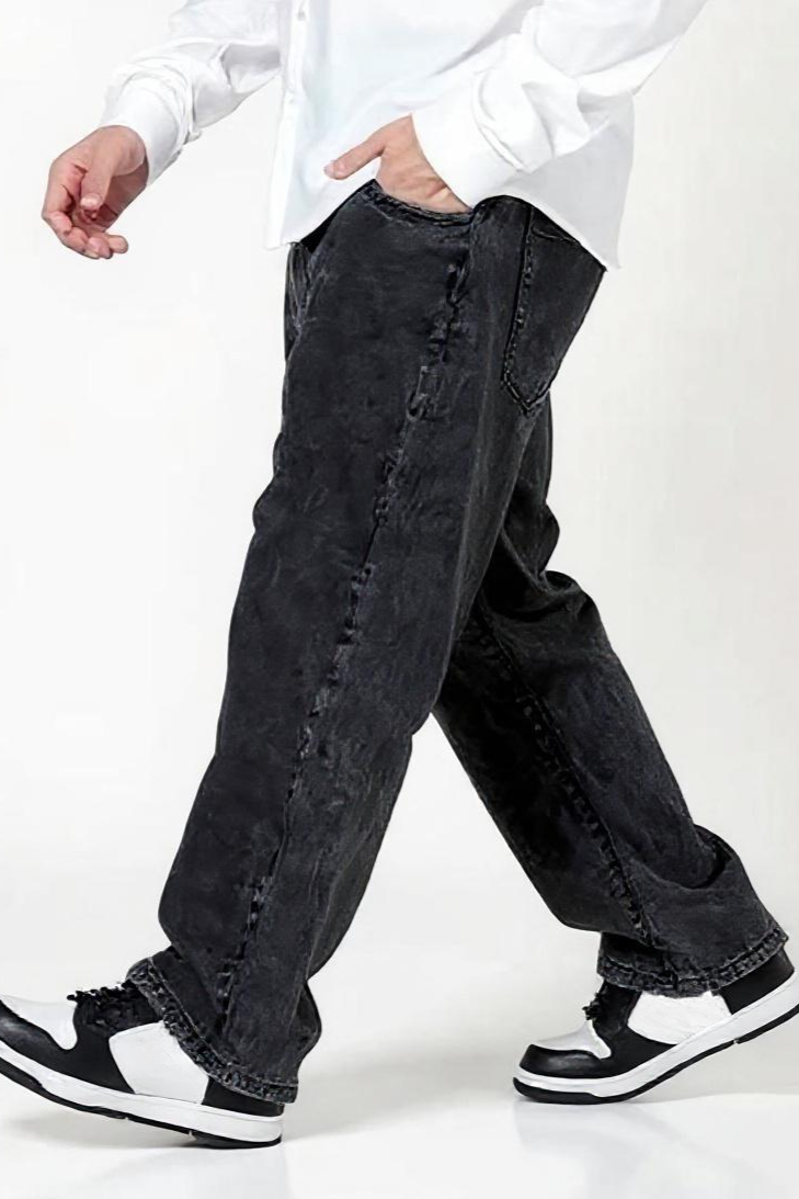 Baggy Jeans Med Lommer