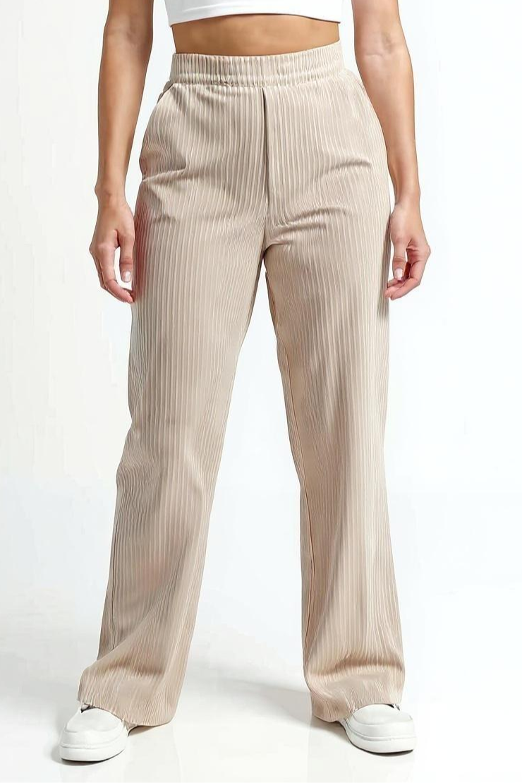 Bløde Fløjlsbukser Med Afslappet Stil