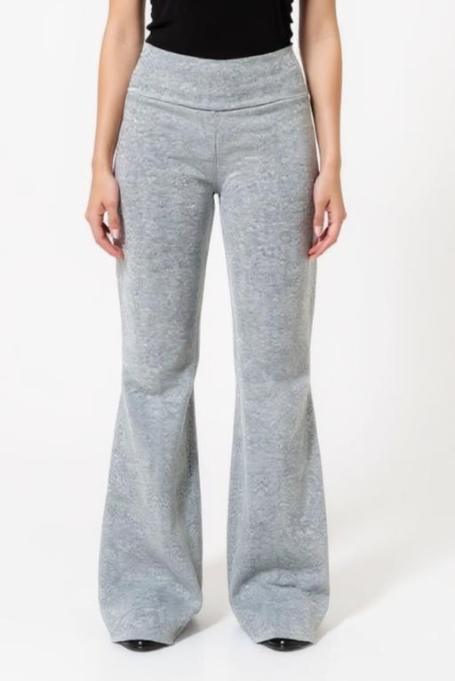 Bløde Flared Bukser Med Lav Talje