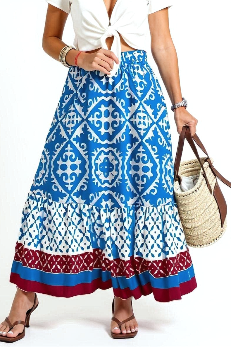 Boho-Inspireret Nederdel