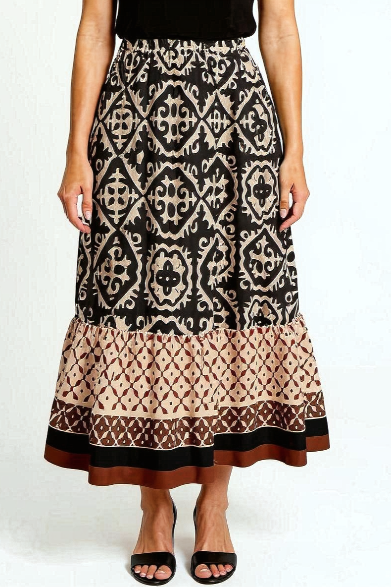 Boho-Inspireret Nederdel