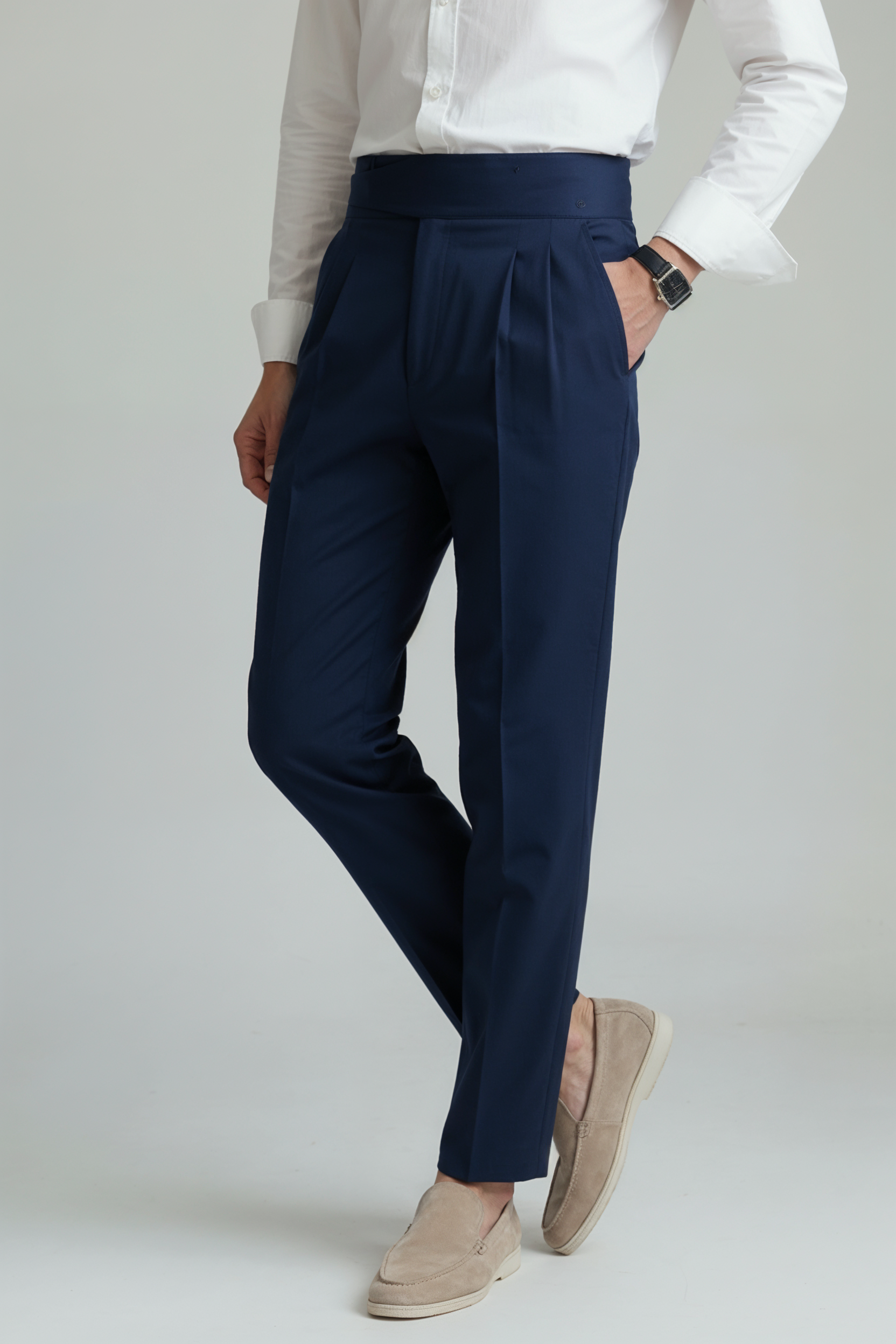 Bukser Med Justerbare Spænder - Marineblå 1.1