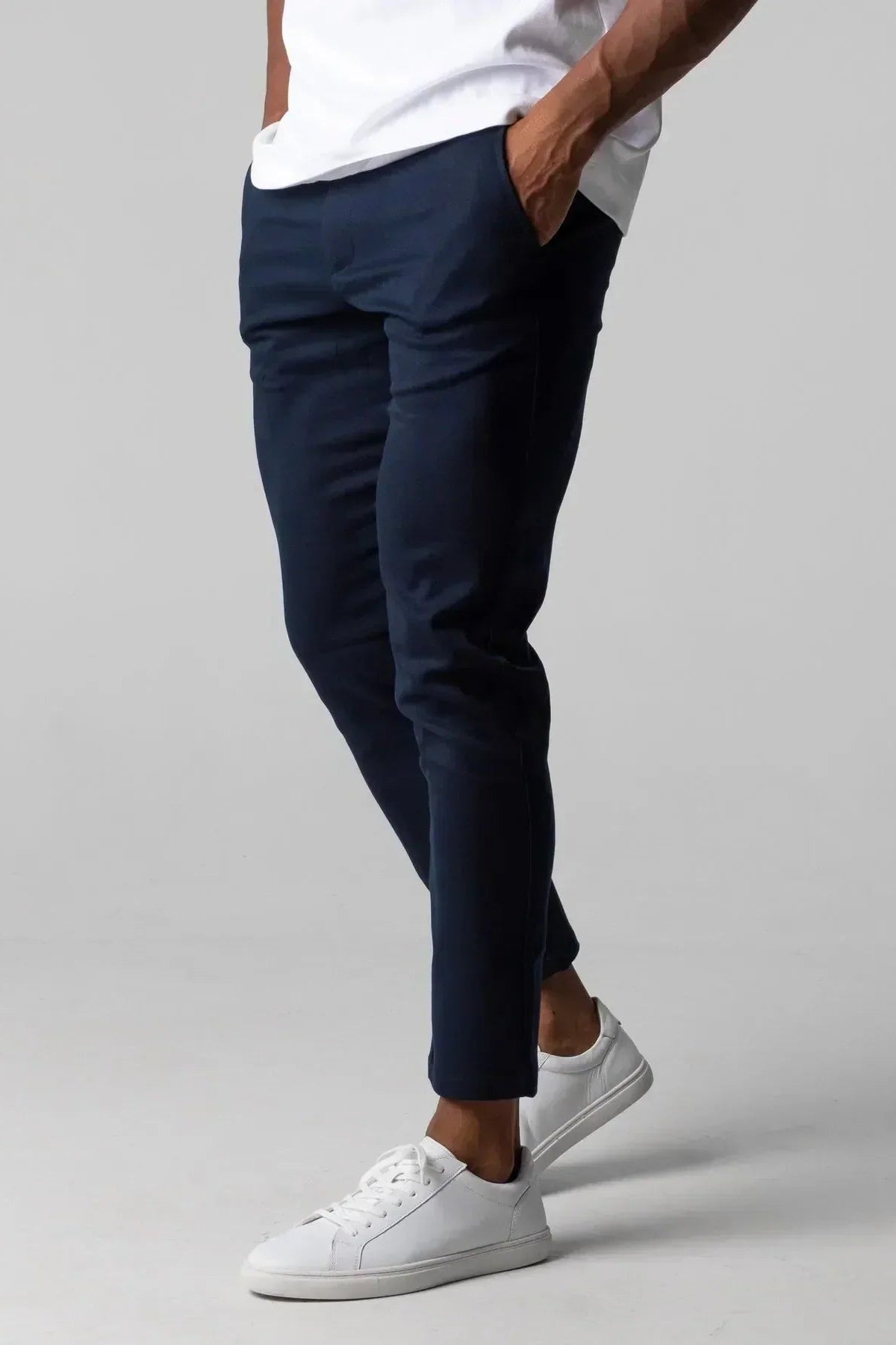 Chino Bukser Med Stræk Og Slim Snit