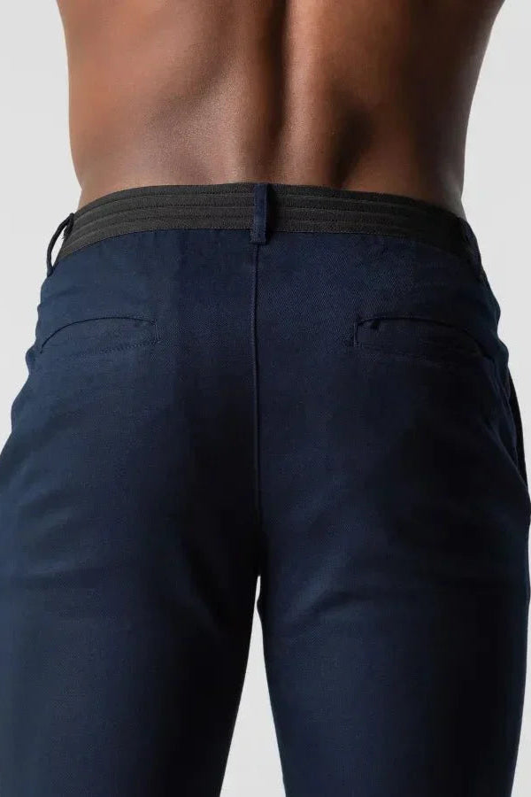 Chino Bukser Med Stræk Og Slim Snit