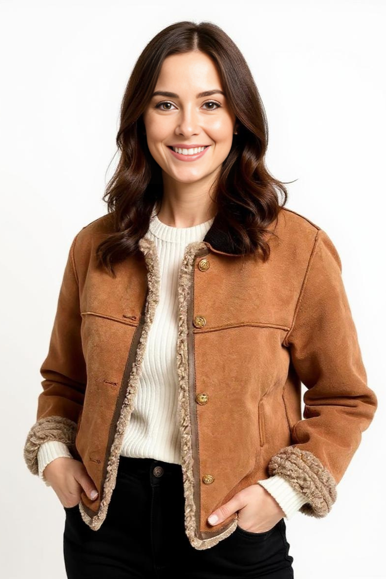 Foret Jakke Med Blød Sherpa