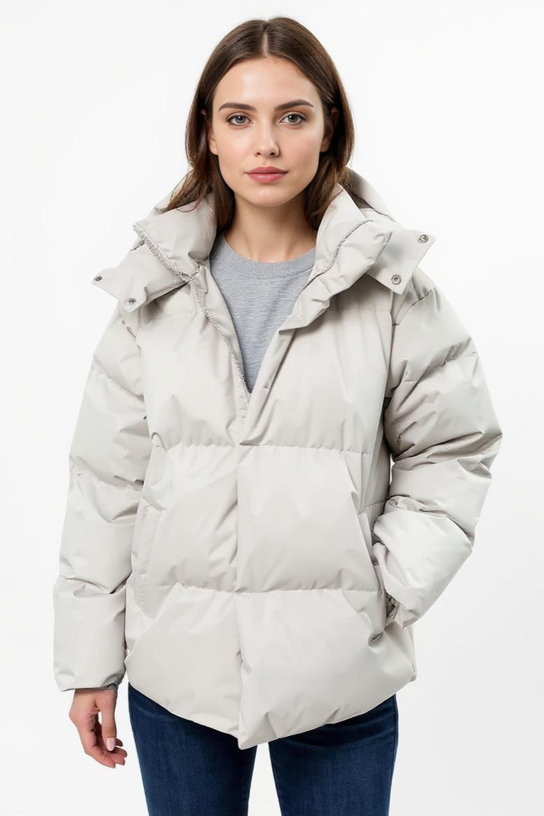 Foret Pufferjakke Med Volumen