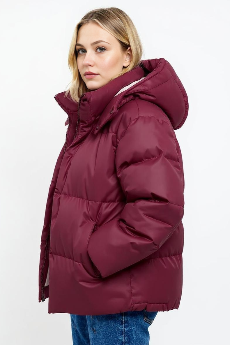 Foret Pufferjakke Med Volumen