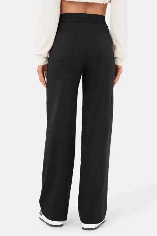 Højtaljede Bukser Med Stretch