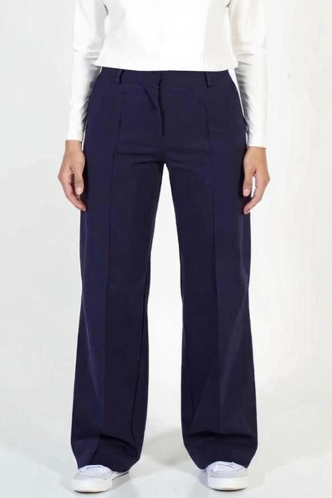 Højtaljede Bukser Med Vide Ben