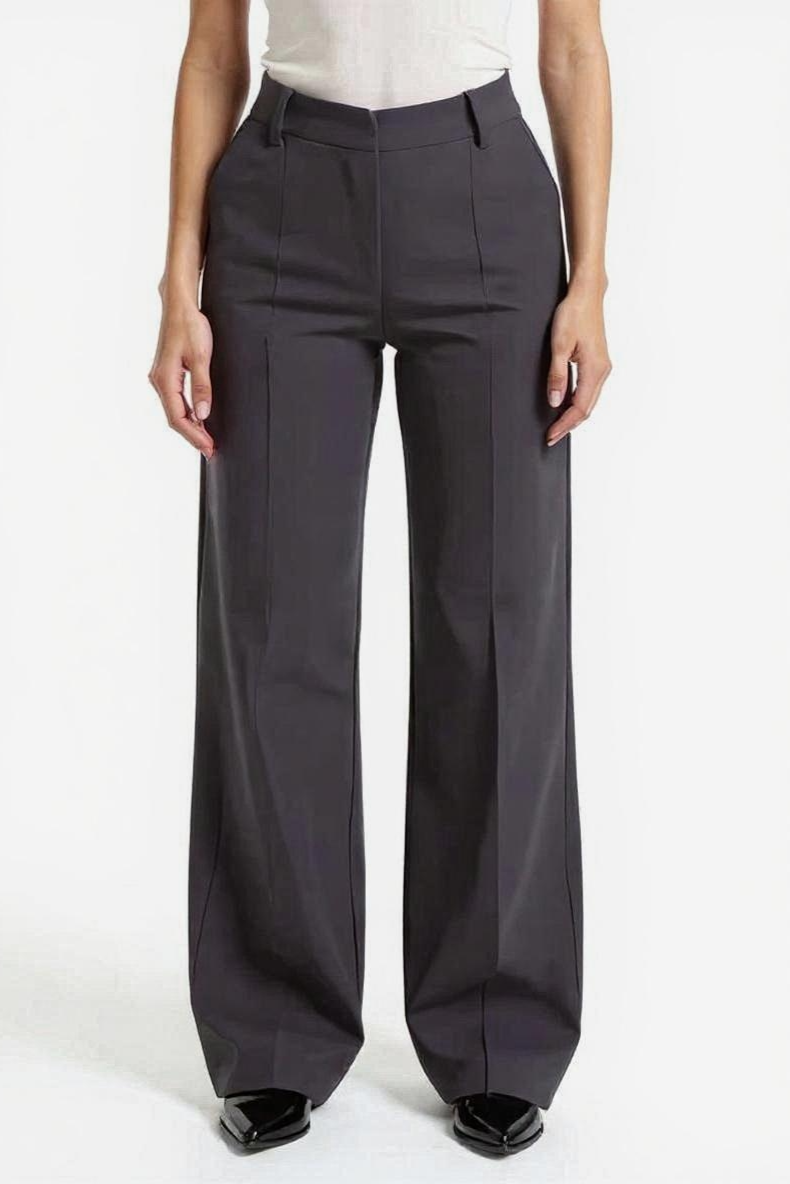 Højtaljede Bukser Med Vide Ben