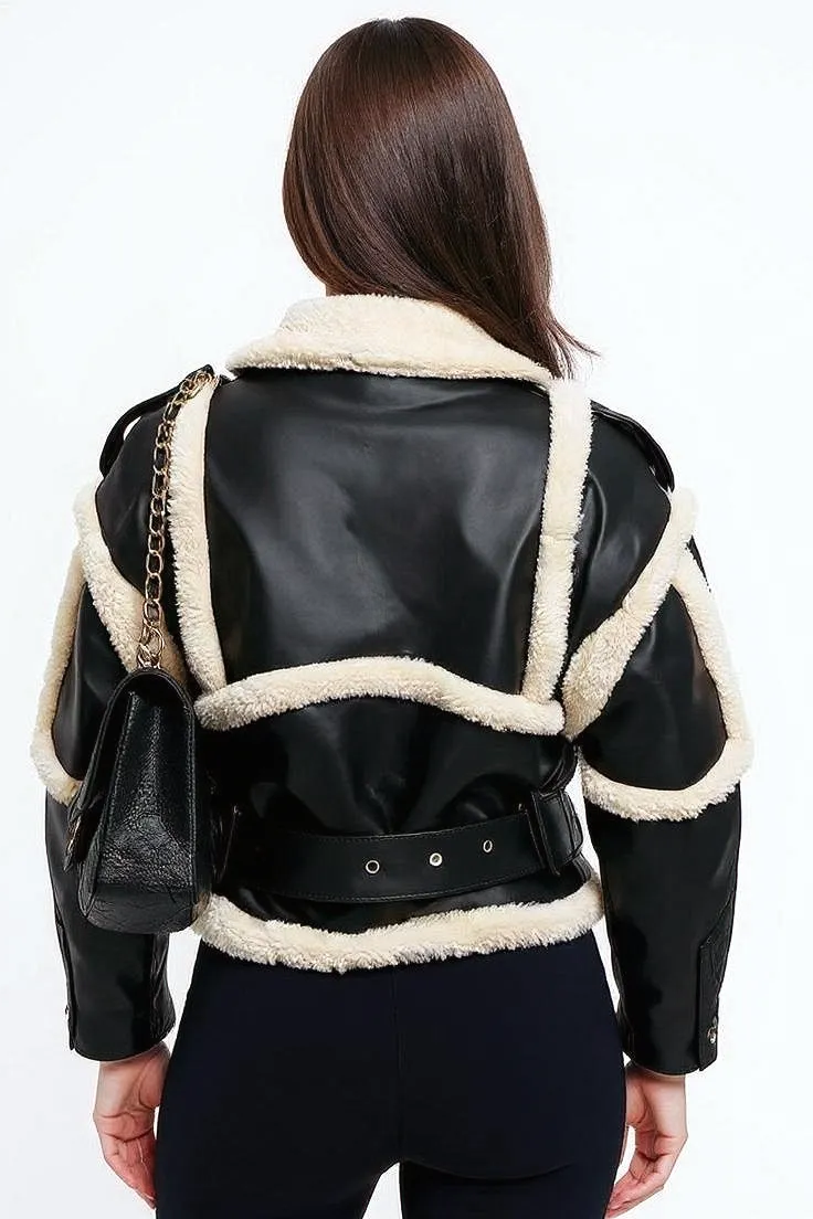 Jakke Med Blød Teddyfor