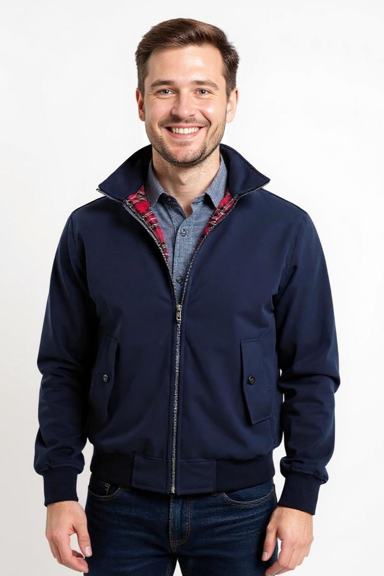 Jakke Med Rudemønster