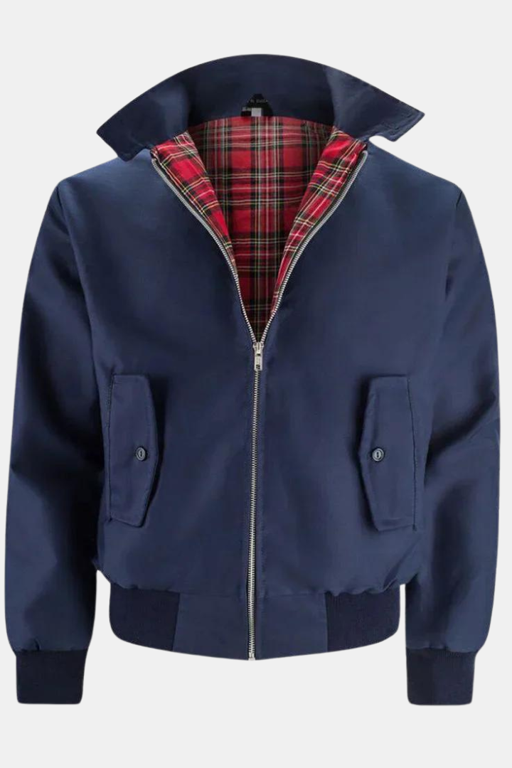 Jakke Med Rudemønster