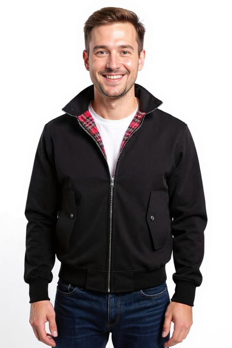 Jakke Med Rudemønster