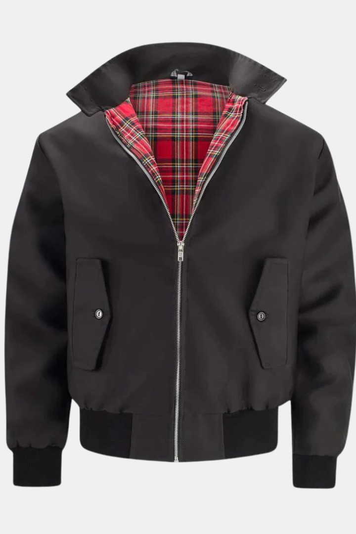 Jakke Med Rudemønster