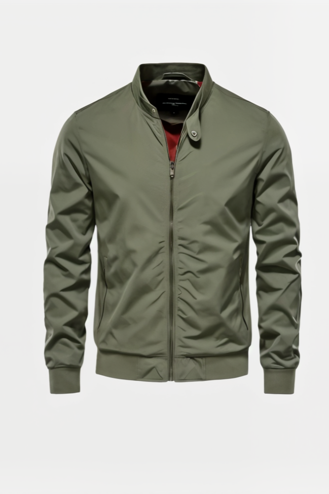 Kort Overgangs Jakke Med Ren Finish