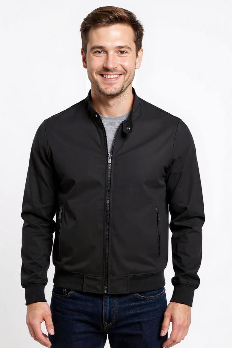 Kort Overgangs Jakke Med Ren Finish