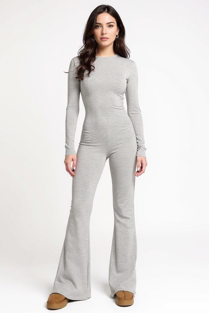 Langærmet Viddeben Jumpsuit