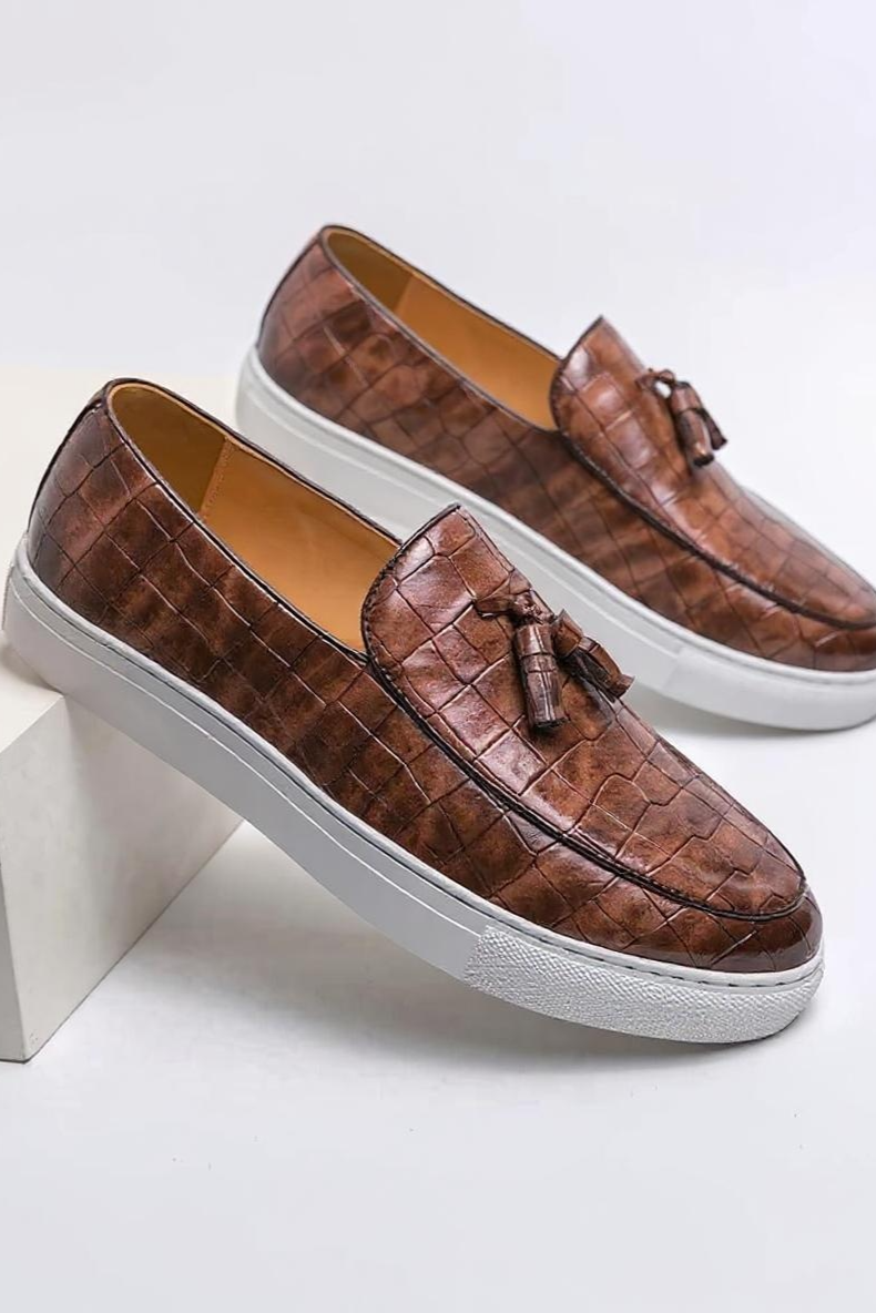 Loafers Med Tyk Sål Og Kvastedetalje