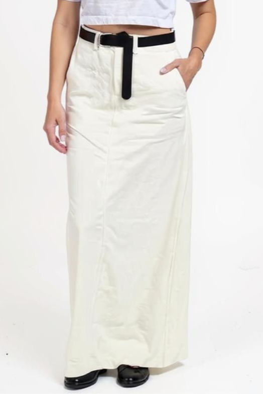 Maxinederdel Med Diskret Slids