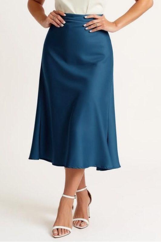 Nederdel Med Høj Talje