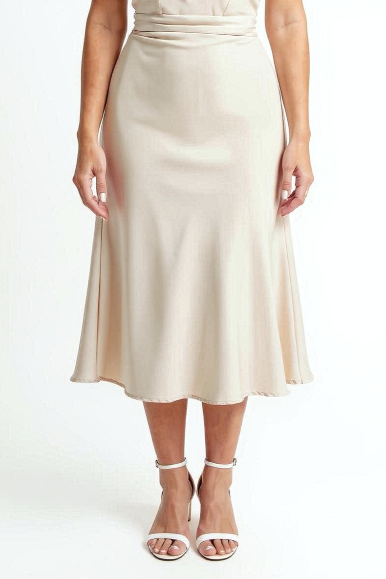 Nederdel Med Høj Talje