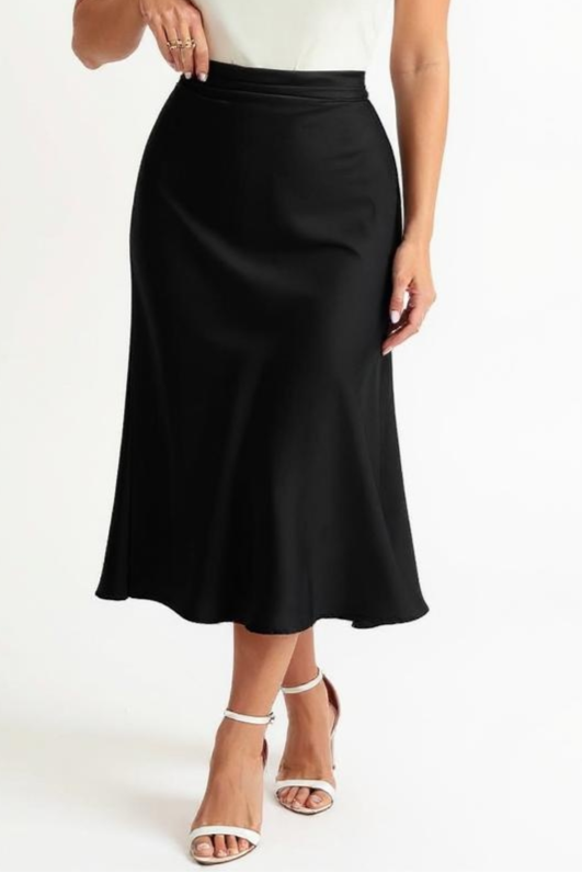 Nederdel Med Høj Talje