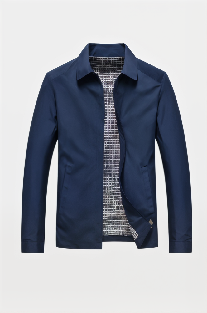 Overgangsjakke Med Mat Overflade