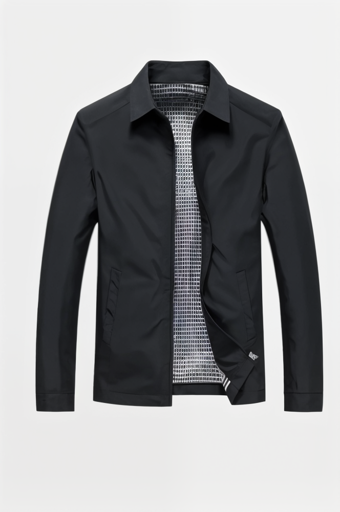 Overgangsjakke Med Mat Overflade