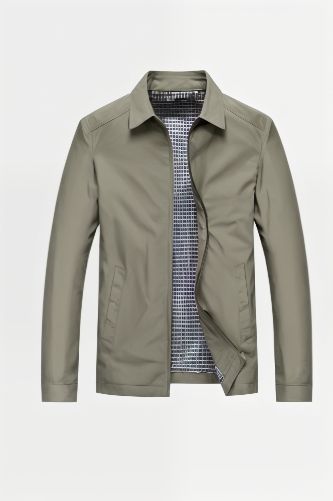 Overgangsjakke Med Mat Overflade