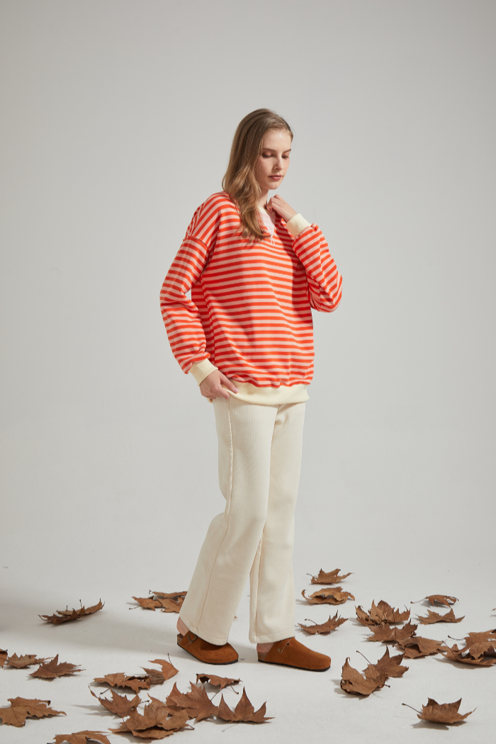 Oversized Sweatshirt Med Blød Struktur