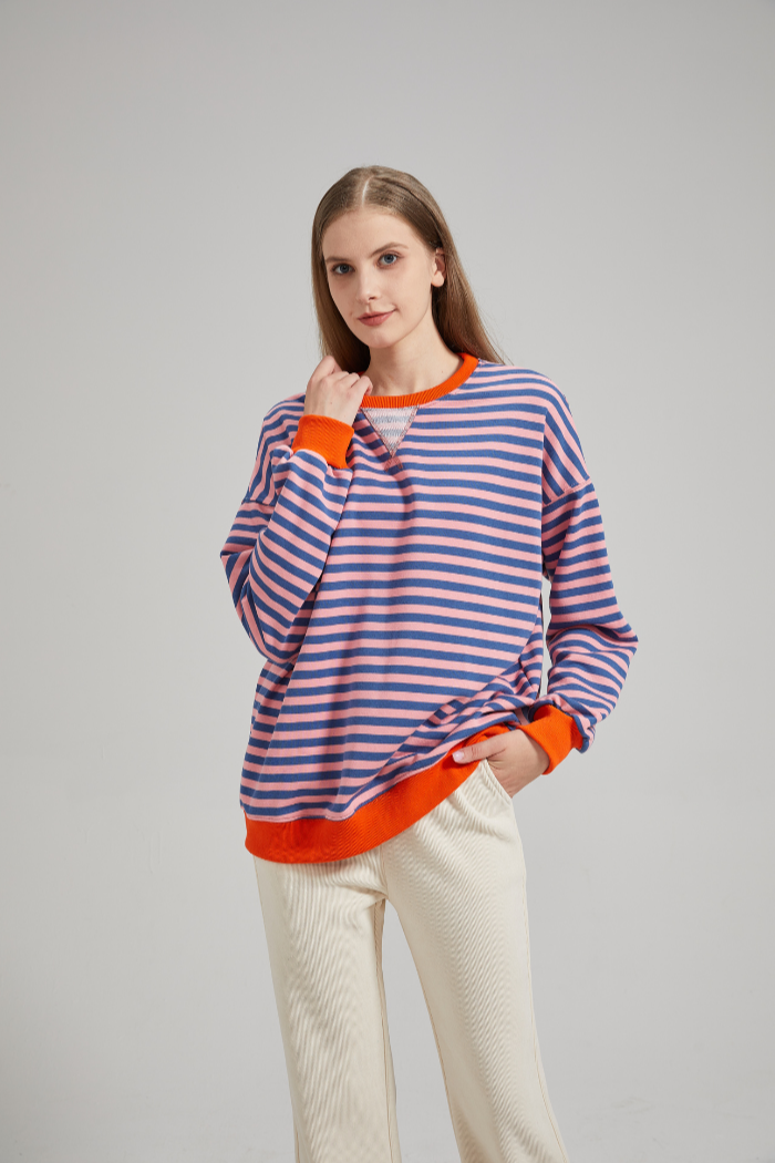 Oversized Sweatshirt Med Blød Struktur