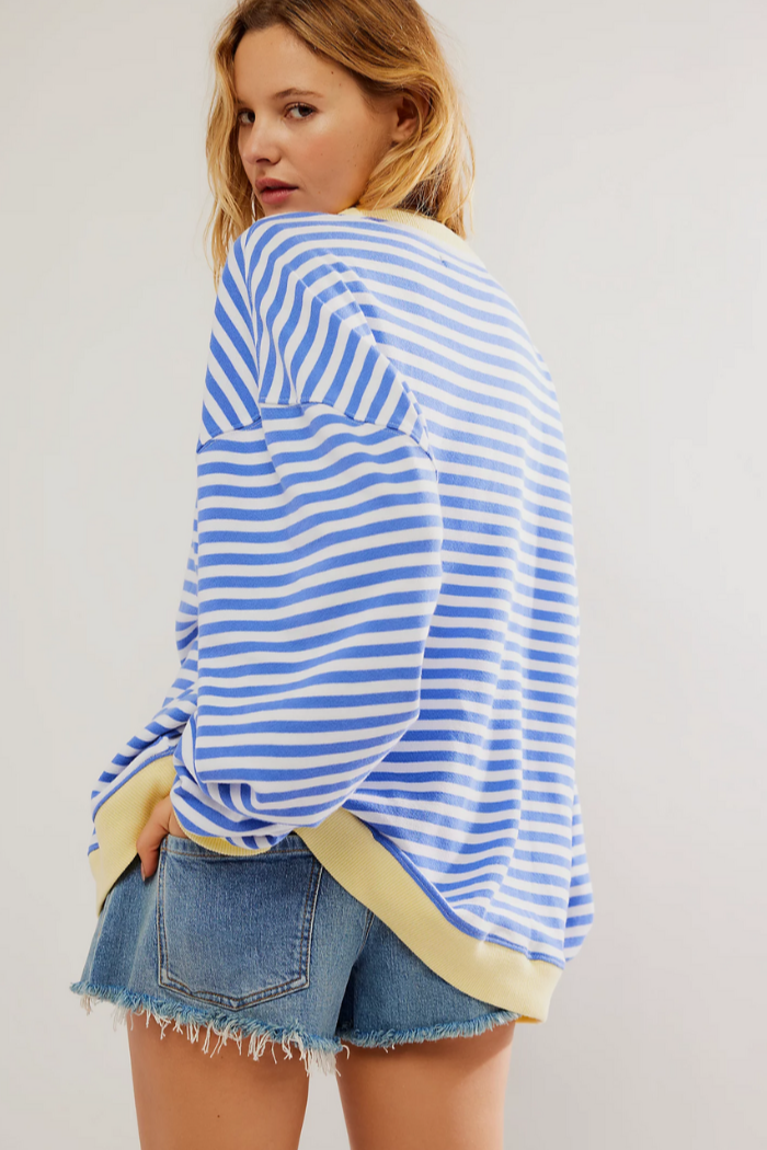 Oversized Sweatshirt Med Blød Struktur