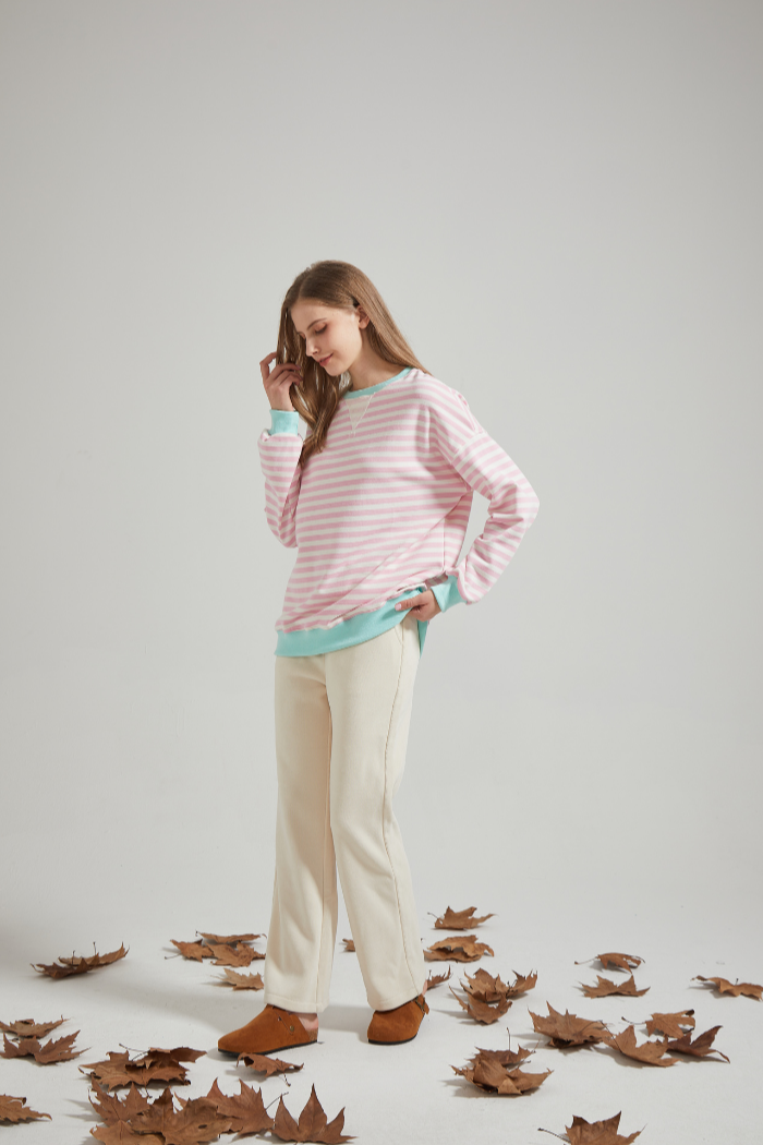 Oversized Sweatshirt Med Blød Struktur