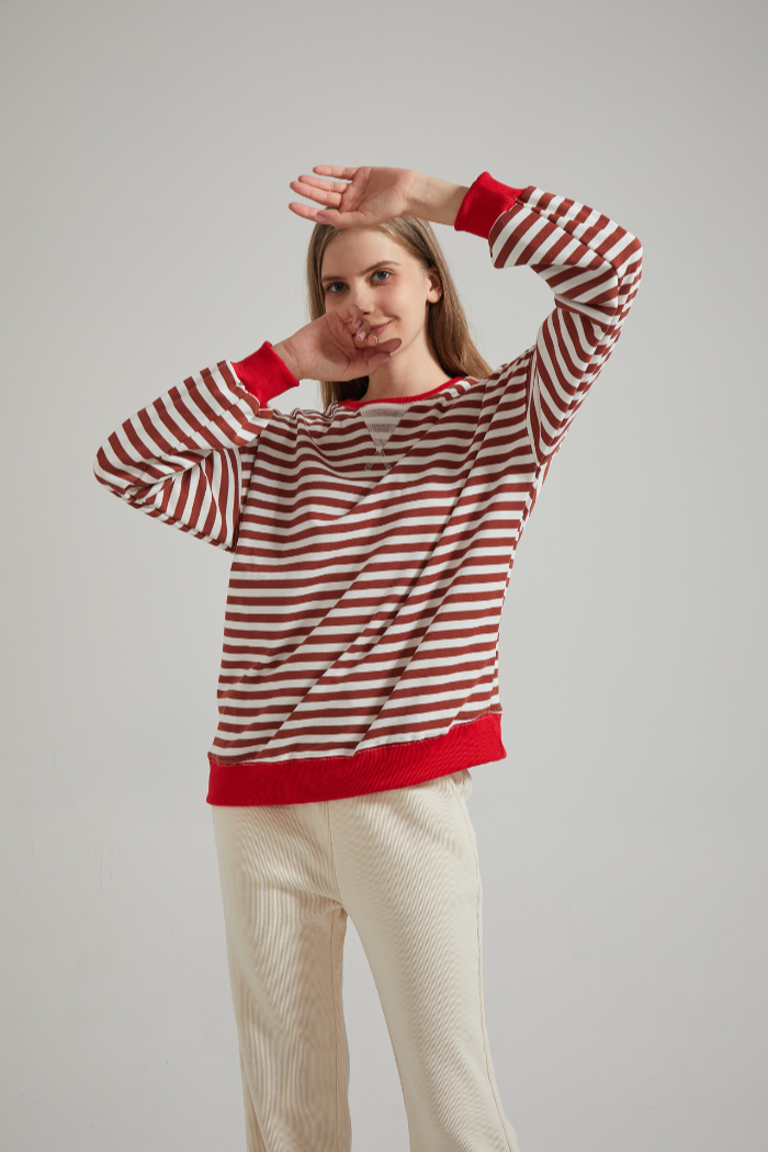 Oversized Sweatshirt Med Blød Struktur