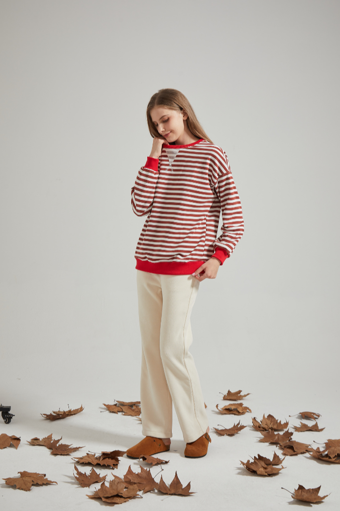 Oversized Sweatshirt Med Blød Struktur