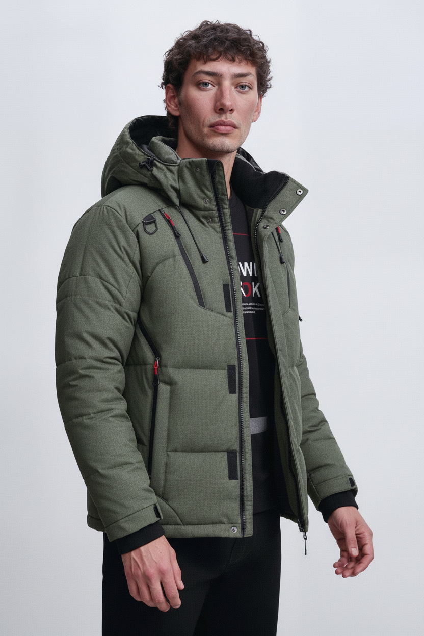 Parka Med Hætte - Armygrøn 1.1