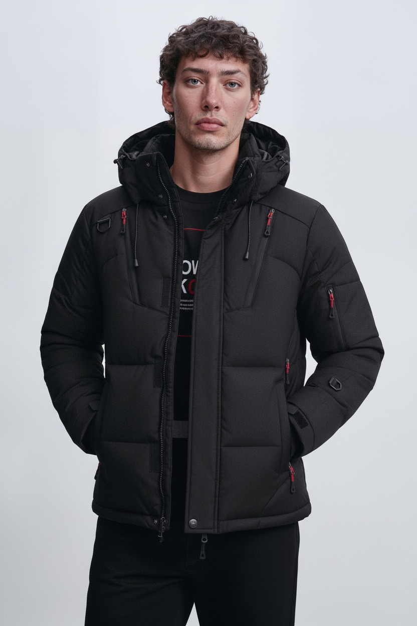 Parka Med Hætte - Sort 1.1