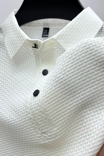 Polo T-shirt Herre | Med Krave og Knapper - Hvid 1.3