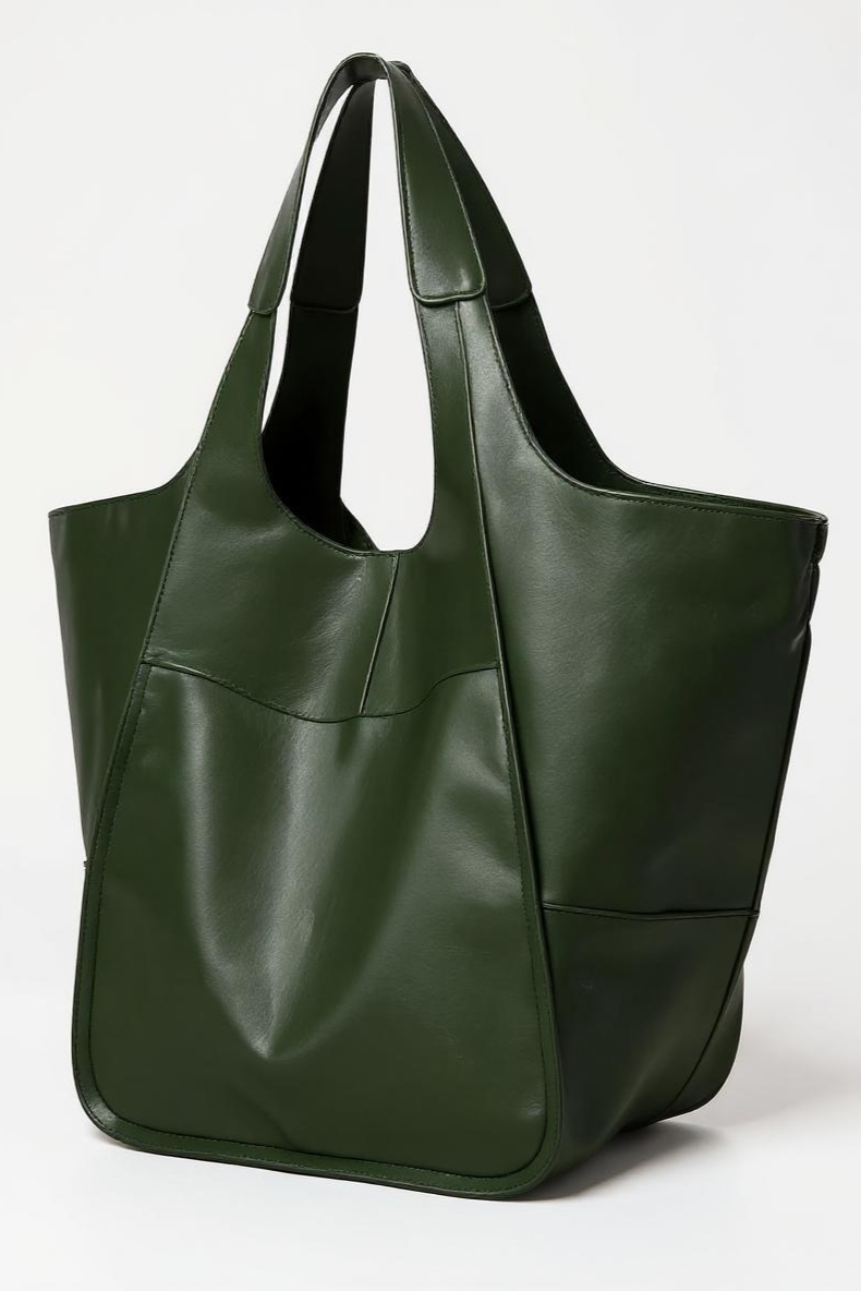 Rummelig Tote Bag I Læderlook