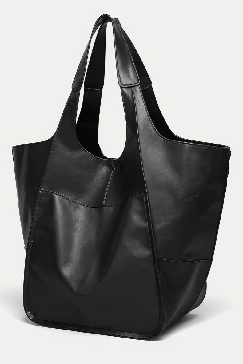 Rummelig Tote Bag I Læderlook