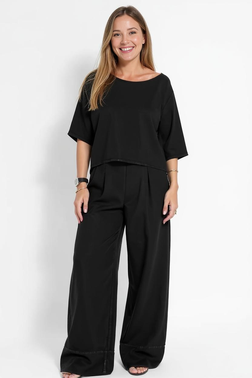 Sæt I Hør-Bomuldsblend