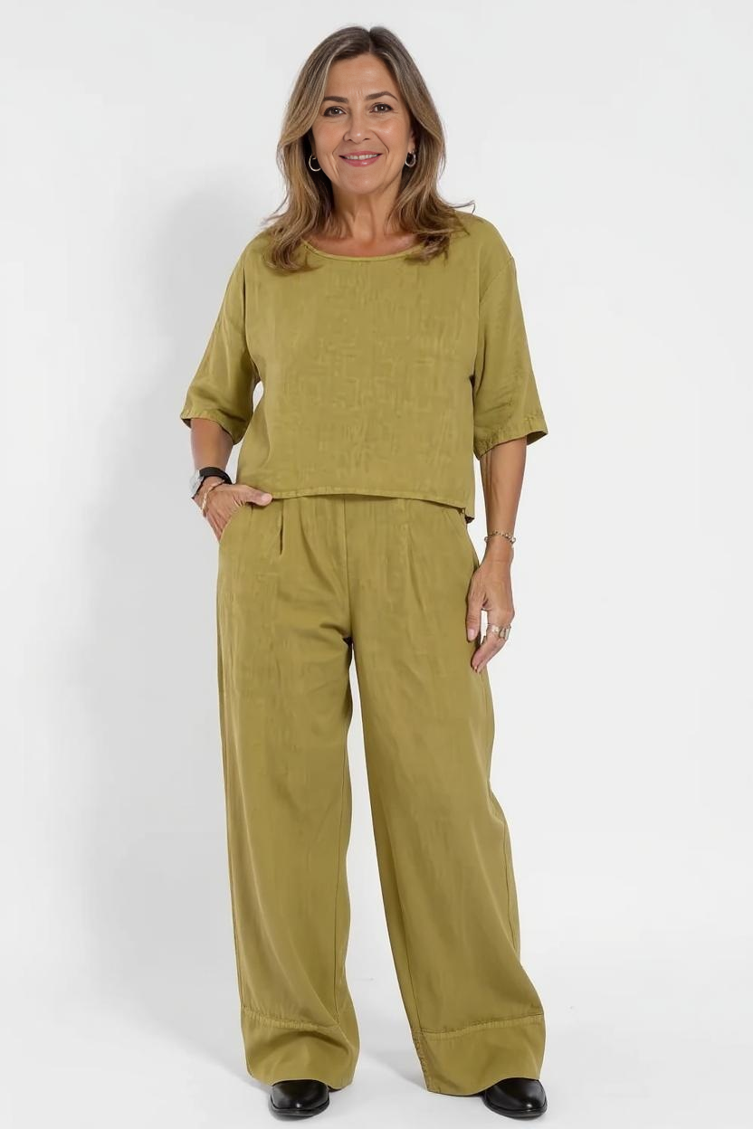 Sæt I Hør-Bomuldsblend