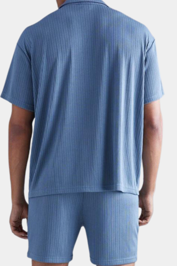 Sæt Med Kortærmet Skjorte Og Shorts