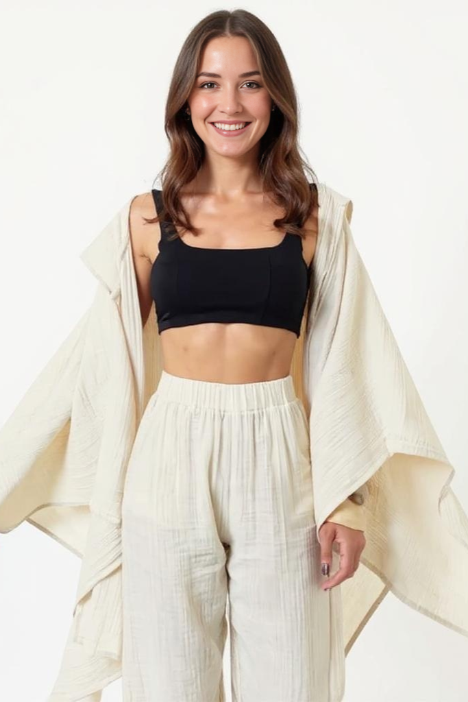 Sæt Med Løs Cardigan