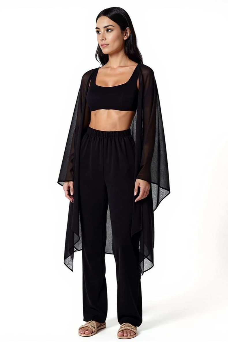 Sæt Med Løs Cardigan