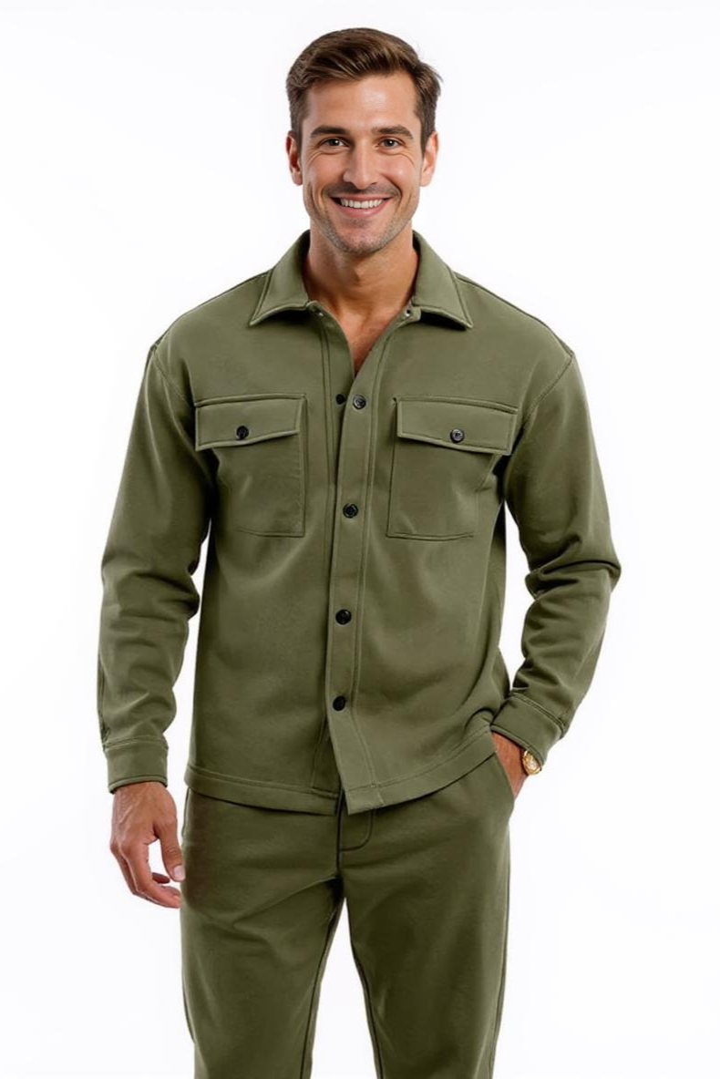 Sæt Med Overshirt Og Bukser