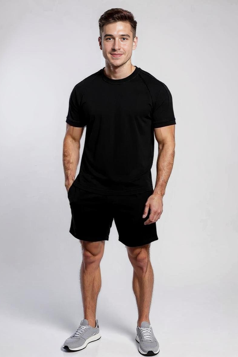 Sæt Med T-shirt Og Shorts